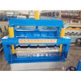 Double Layer Metal Roof Sheet Roll Forming Machine One Machine Make Two Profil thumbnail-2