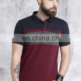 China high quality new arrival custom embroidery design striped polo shirt