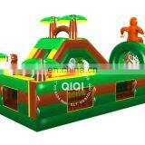 Outdoor Obstacle Course Equipment for Jungle Theme With Cute Monkey thumbnail-2