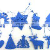 Custom Colorful Xmas Christmas Tree Felt Decoration Hanger thumbnail-5