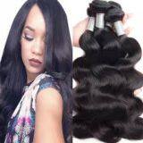 Natural Hair Line Malaysian Virgin Double Wefts  Hair 20 Inches Aligned Weave