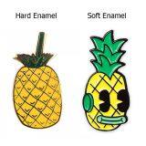 Pineapple Hard Soft Enamel Pin Custom thumbnail-3