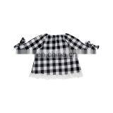 Black Buffalo Top And Leggings Outfit Little Girl Fall Clothing Kids Boutique Clothing thumbnail-4