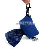 Portable small waterproof poop bag dispenser dog waste poop bags for dogs