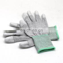Cheapest Price Electronic Industrial Safety Carbon Fiber Top Fit ESD Antistatic Gloves for Assembly thumbnail-4