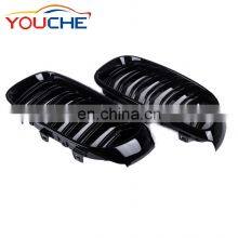 For BMW 3 Series GT F34 Gloss Black Double Line Front Bumper Grill 2012+ thumbnail-5
