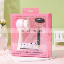 Dual Action Facial Brush Jade Roller for Massage Makeup Tools Set thumbnail-2