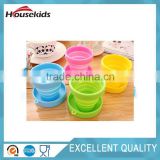 Professional high quality collapsible silicone folding mug cup with CE certificate