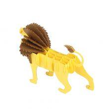3D Lion Cardboard Puzzle Model DIY Vivid Wildlife Animals Building Craft Kit for Zoo,Museum,Art & Collectible thumbnail-3