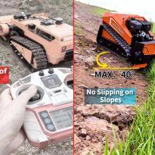 Vigorun MTSK800 Industrial Cordless Remote Control for Flail Mower With Loncin 420CC Gasoline Engine Multitask Vehicle thumbnail-4