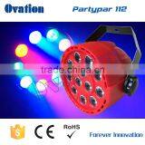 Guangzhou New Plastic LED Par 12*1W RGBW Led Stage Par Light