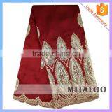 Mitaloo 2015 New Coming New Design Embroidery Lace Nigeria Wedding Lace Fabirc MGP1010 thumbnail-4