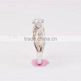 2016 High Quality 925 cz Wedding Ring Rose Gold Plated Jewelry thumbnail-4