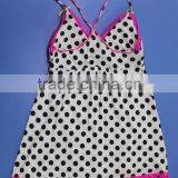 Hot Sexy Black Dot Lace Decorated Lady Babydools Lingerie thumbnail-2