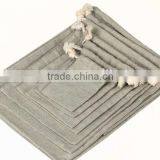 Reusable Plain Jute Bag /jute Drawstring Bag/ Promotion Bag