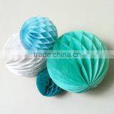 Tissue Paper Honeycomb Ball Chinese Round Balls for Wedding Birthday Party Decorations thumbnail-2
