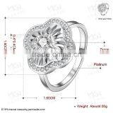 Fashionable Thailand Titanium Wedding Diamond Ring for Girls thumbnail-3