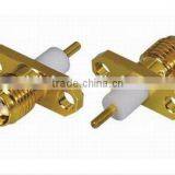 High Quality Female Flange rf Brass SMA Connector