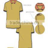 Men's Yellow Golf Shirt With Boutton Latest Italy Design ODM Service thumbnail-1