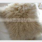 Luxury Tibet Fur Pillow Mongolian Fur Cushion Cover thumbnail-5