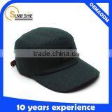 High Quality Wool Plain 5 Panel Cap and Hat Man thumbnail-2