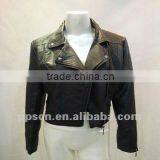 2015 ss Fashion Model Ladies' Punk Style Fur Jacket,made in China