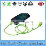 Wholesale Nylon Braided Micro Usb Charger for Mobile Phone thumbnail-1