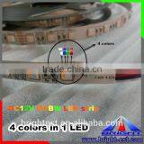 3M Tape Attaching Waterproof RGBW LED Strip 24V,Outdoor RGB Color Changing Led Ceiling Lighting RGBW Strip thumbnail-1