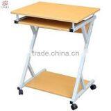 Floor Stand Caster Wheel Multiple Colors Cheap Wooden Laptop Desk thumbnail-3