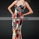 Factory Direct Sales Floral Printed Silk Stretch Satin Fabric for Wowenfor Dress,underwear,nightgown,garment, Etc thumbnail-2