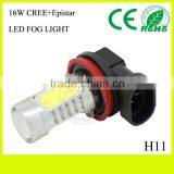MOTORCYCLE FOG LIGHTS LED H11 16W Epistar+CREEs LED Replace