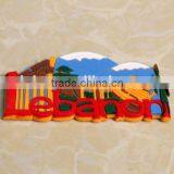 TOURIST SOUVENIR Rubber Beirut Lebanon FRIDGE MAGNET Customized Refrigerator Magnet Picture Frame ---DH20722 Supplier's Choice thumbnail-2