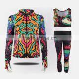 cheap lycra custom yoga pants wholesale gym wear tops sports bra