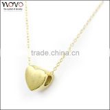 Glamorous 925 Sterling Silver Gold Plated Pendant Necklace