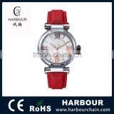 China Factory Latest Fashion Wrist Watches for Girls Red Strap thumbnail-1
