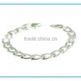 Stainless Steel Flat Curb Bracelet thumbnail-1