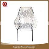 New design hotel pvc rattan furniture