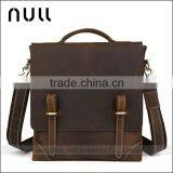 Vintage Genuine Leather Messenger Satchel Laptop Briefcase Men's Bag Crazy Vintage Leather Messenger Briefcase Bag