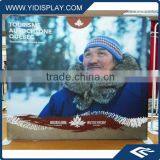 Easy Set Up Indoor Outdoor Advertising Floor Acrylic Mobile Exhibition Stand thumbnail-2