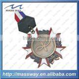 Logo Embossed Antique Copper Bronze 3D Custom Sports Medal