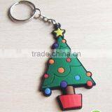 2013 the Famous Christmas Tree Shaped Silicone Key Chain