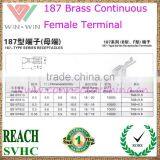 187 Brass Continuous Female Terminal thumbnail-4
