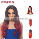 Body Wave Ombre Color Synthetic Full Lace Hair Wig thumbnail-1