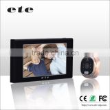 home automation domotica 4.7" TFT LCD touch screen ETE Motion detectionmotion detection door camera, door eye camera