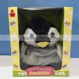 Plush talking penguin toys for kids