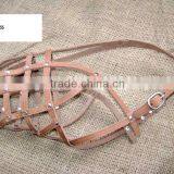 2016 Luxury Handmade Braided Genuine Leather Dog Muzzle thumbnail-5