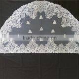 Spanish White Traditional Style Noble Classic Embroidery Lace Cathedral Veil thumbnail-3