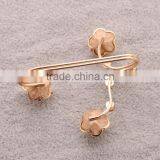 >>>2016 Women Fashion Korean Style Pearl Open Flower Rings Gold Plated Rhinestone Diamond Engagement Ring for Lady YIWU T&J/ thumbnail-4