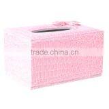 2014 Hot Selling Elegant Faux Leather Hand Made Tissue Box thumbnail-4