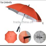 Saudi Arabia Fan Golf Umbrella umbrella with single layer pongee fabric